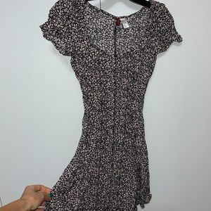 H&M flowery mini dress